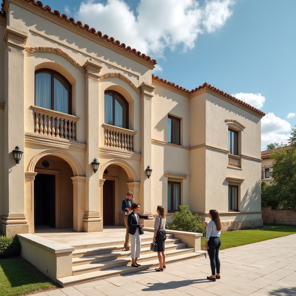 Institutional building representing Social Security reform extending coverage to domestic workers